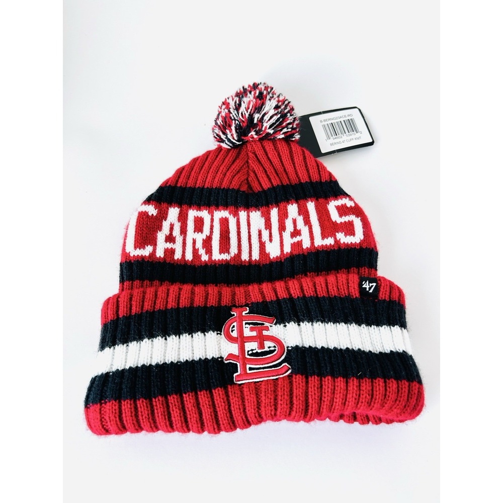 St. Louis Cardinals '47 Bering Cuff Knit Beanie‎ Winter Cap NEW With Tags